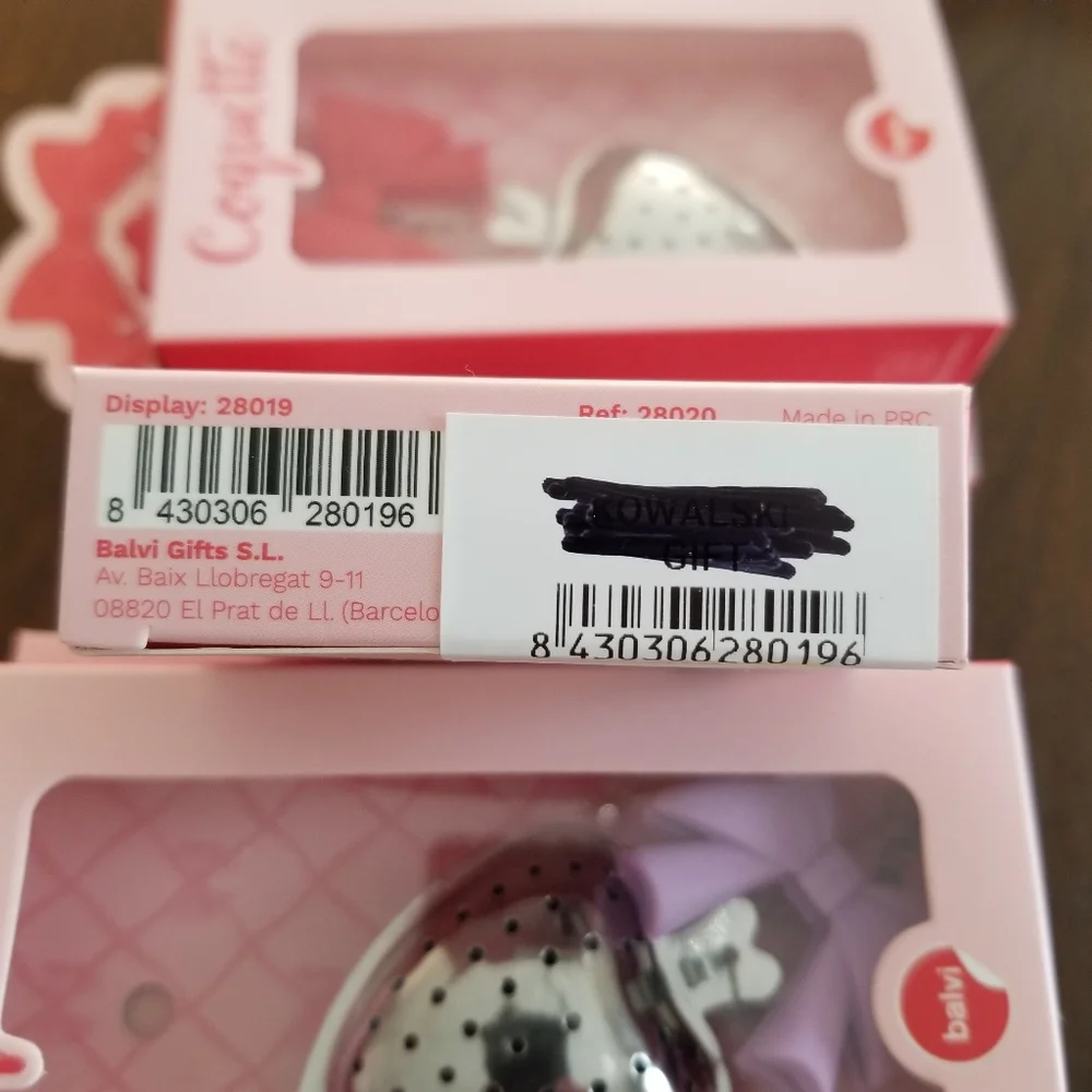 2/$14 Tea Infuser Coquette Heart Shape